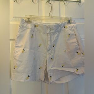 St John’s Bay lemon print golf shorts size 4